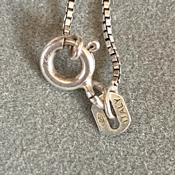 14k White Gold Diamonique Brilliant CZ Necklace - Picture 6 of 11